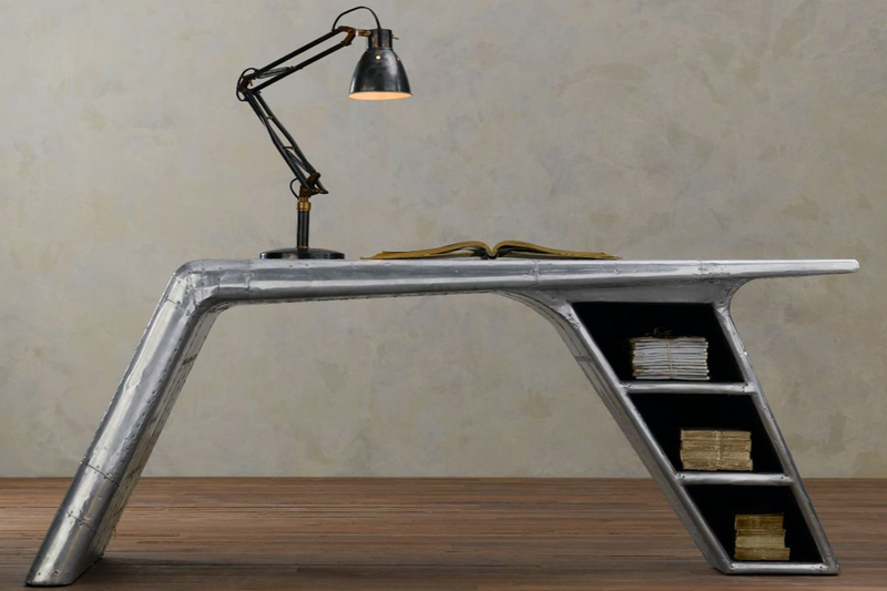 Illustration for article titled 13 Designs That Bring Reclaimed Airplane Parts Into Your Home